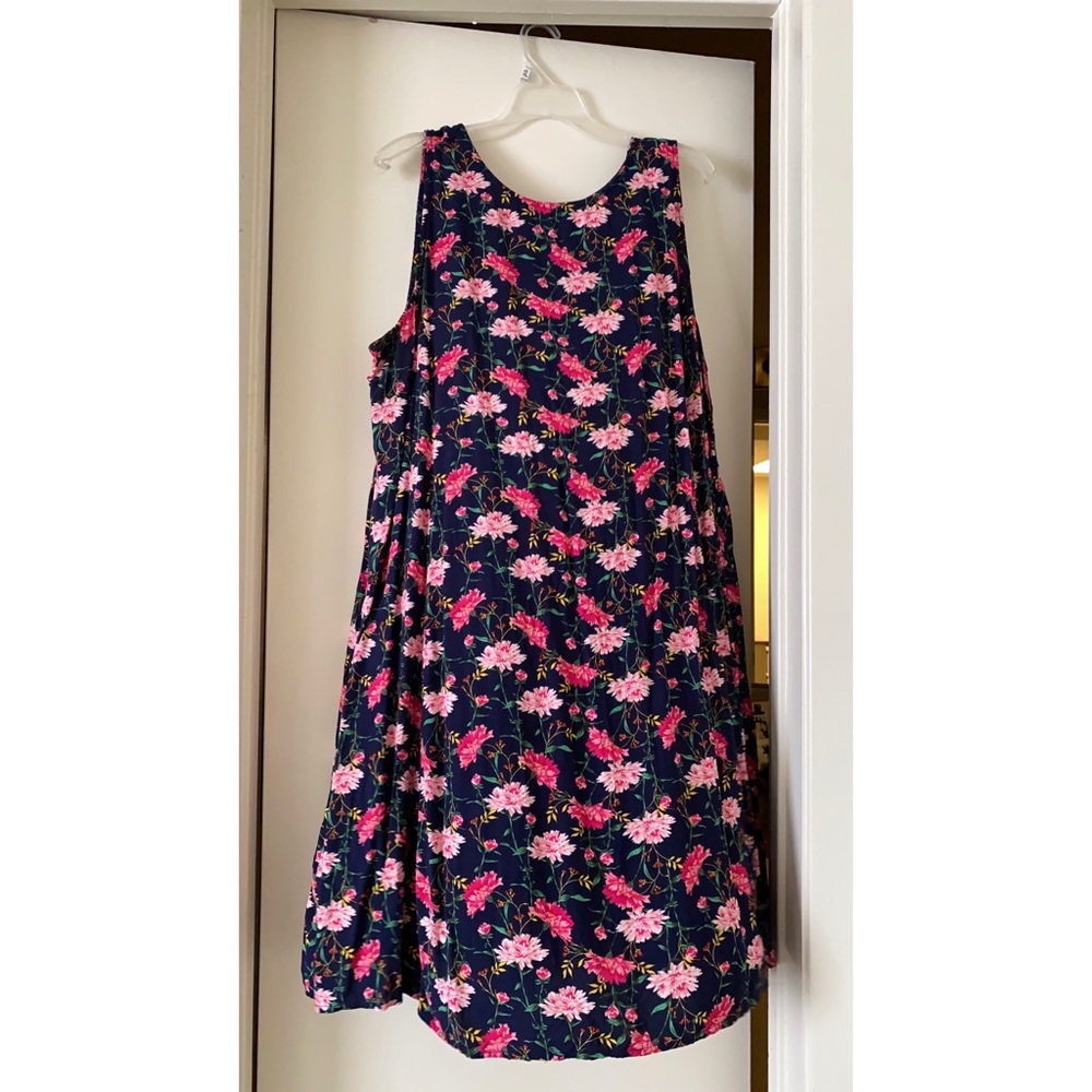 Floral navy blue dress - Old Navy